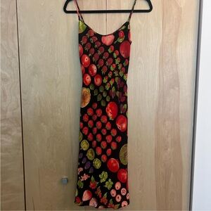 Betsey Johnson Fruit Slip Dress